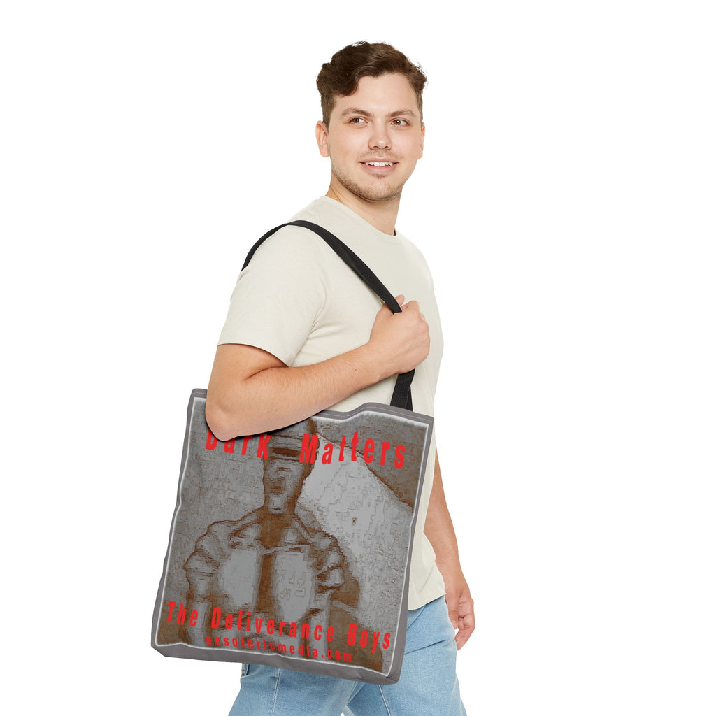 'Dark Matters' (The Deliverance Boys) Retro Robotic Tote Bag 18"x18" (45m x 45cm)