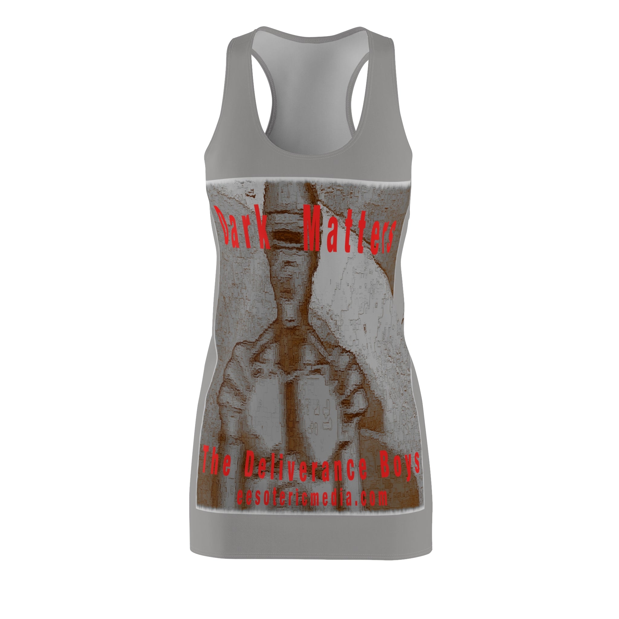'Dark Matters' (The Deliverance Boys) Retro Sci fi Graphic Racerback Dress