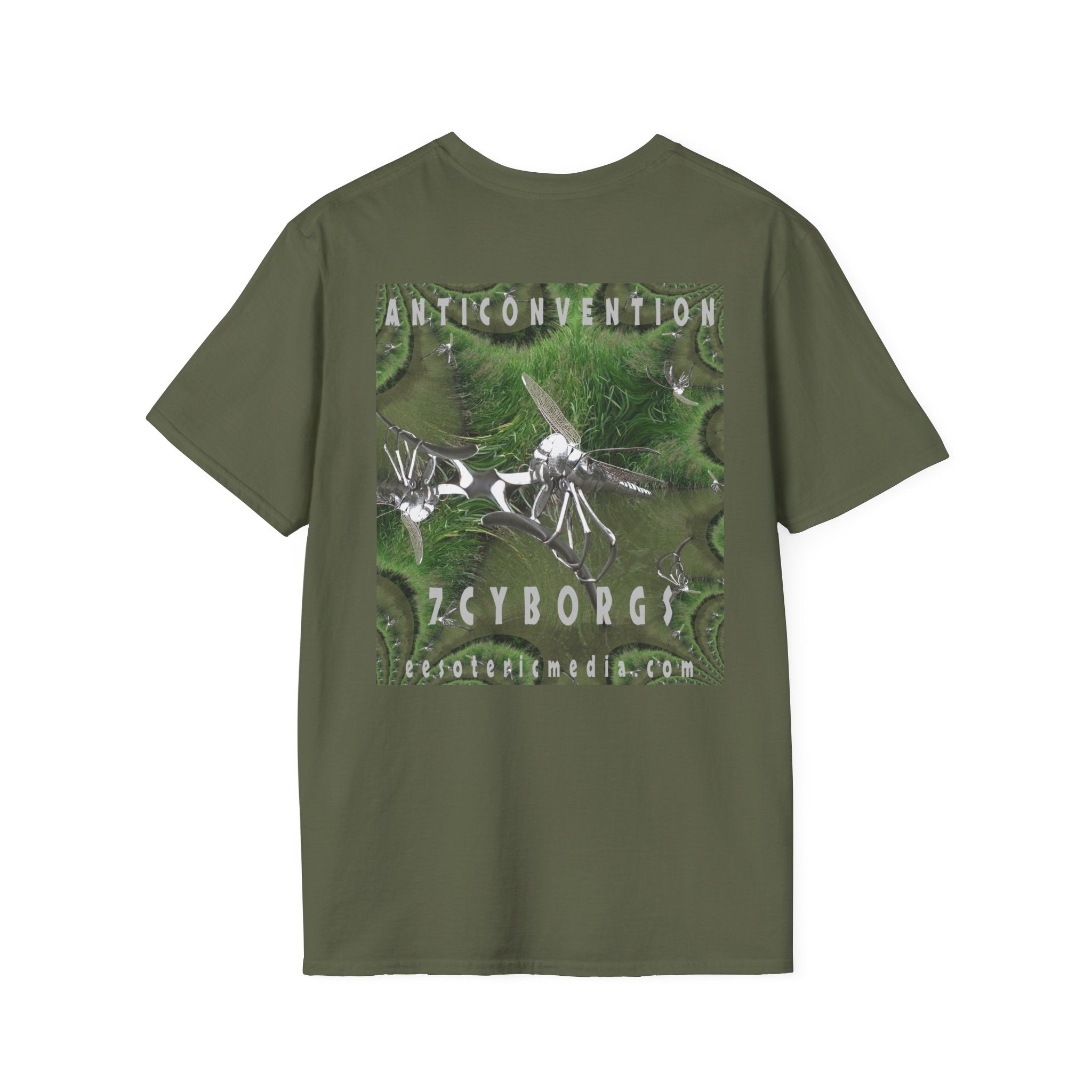 'Anticonvention' (7Cyborgs) Cyber Dragonfly Lightweight Graphic T-Shirt