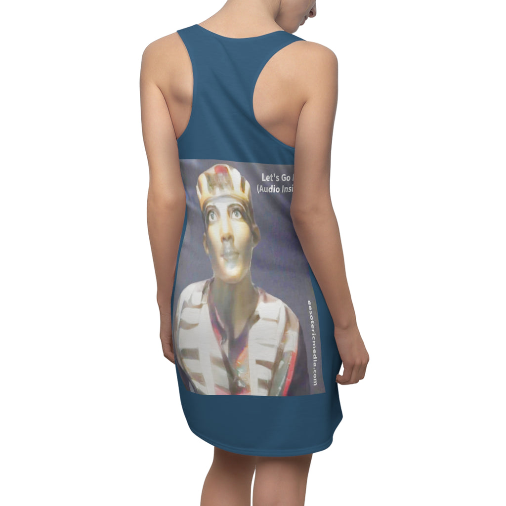 'Let's Go Now' (Audio Insight) Vestido Racerback de Diseño de Ciencia Ficción Alienígena/Ancestral
