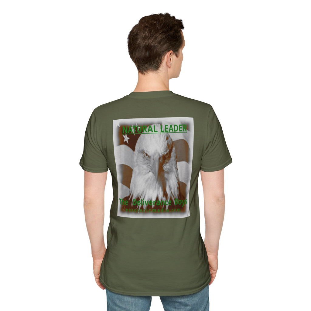 „Natural Leader" (The Deliverance Boys) Weißkopfseeadler-Grafik T-Shirt im klassischen Schnitt