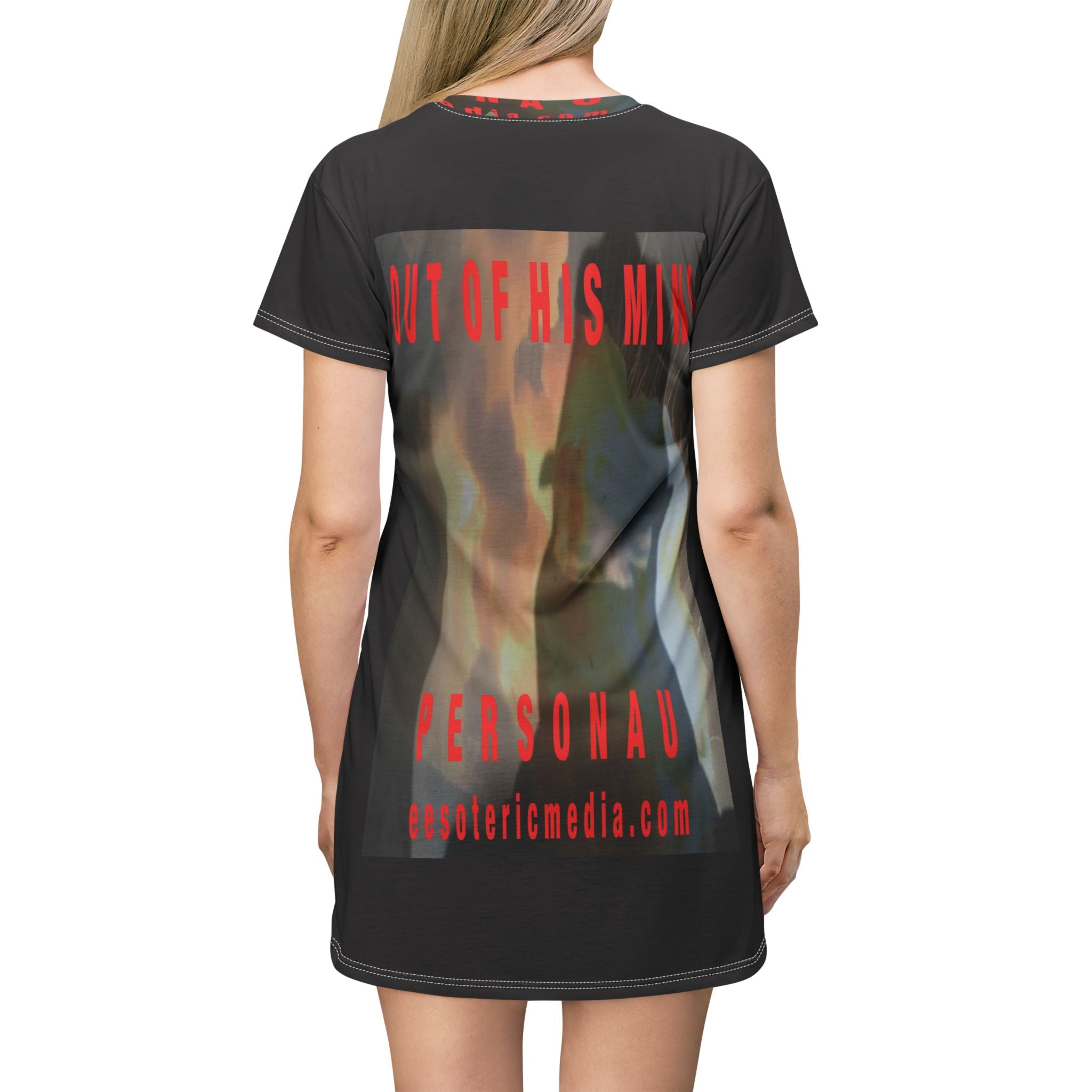 'Out of His Mind' Graphic (PersonaU) Surreal T-Dress