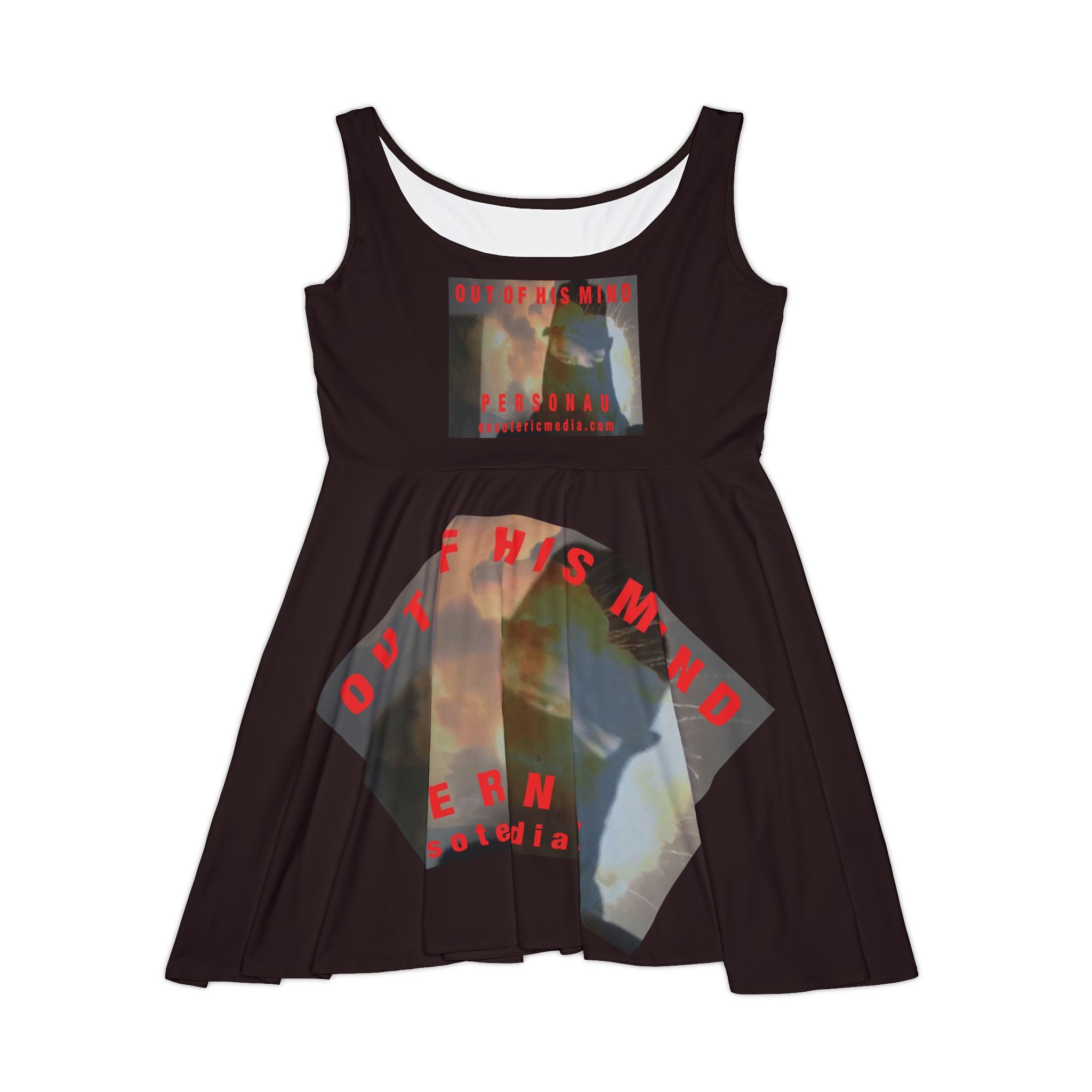 'Out Of His Mind' (PersonaU) Graphic Skater Dress