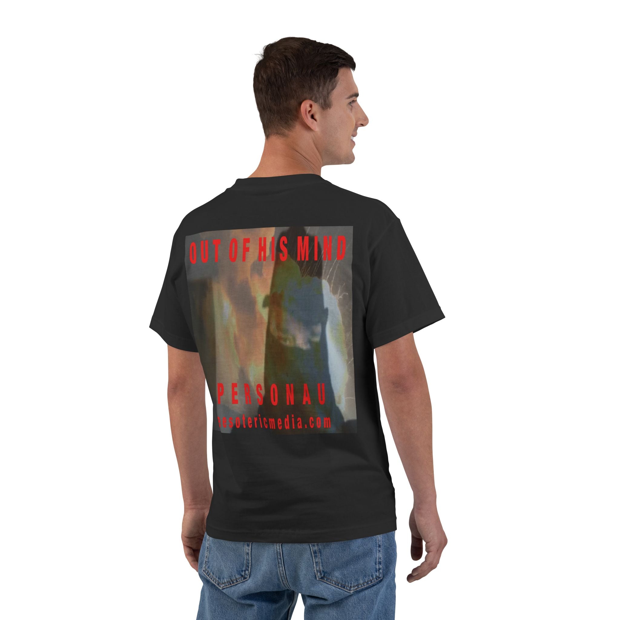 'Out of His Mind' (PersonaU) Surreal Graphic Beefy T-Shirt