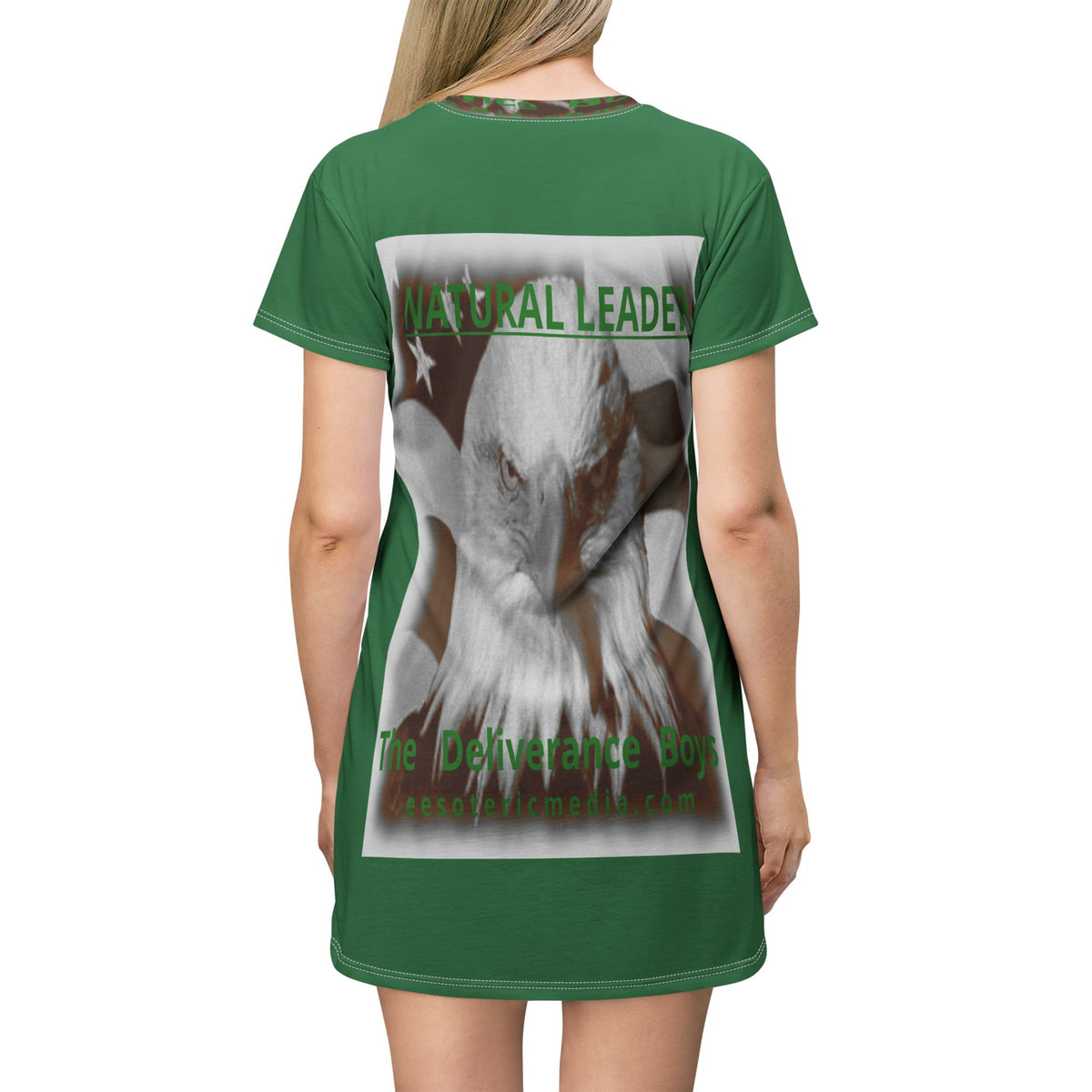 „Natural Leader" (The Deliverance Boys) T-Shirt-Kleid mit Weißkopfseeadler-Grafik