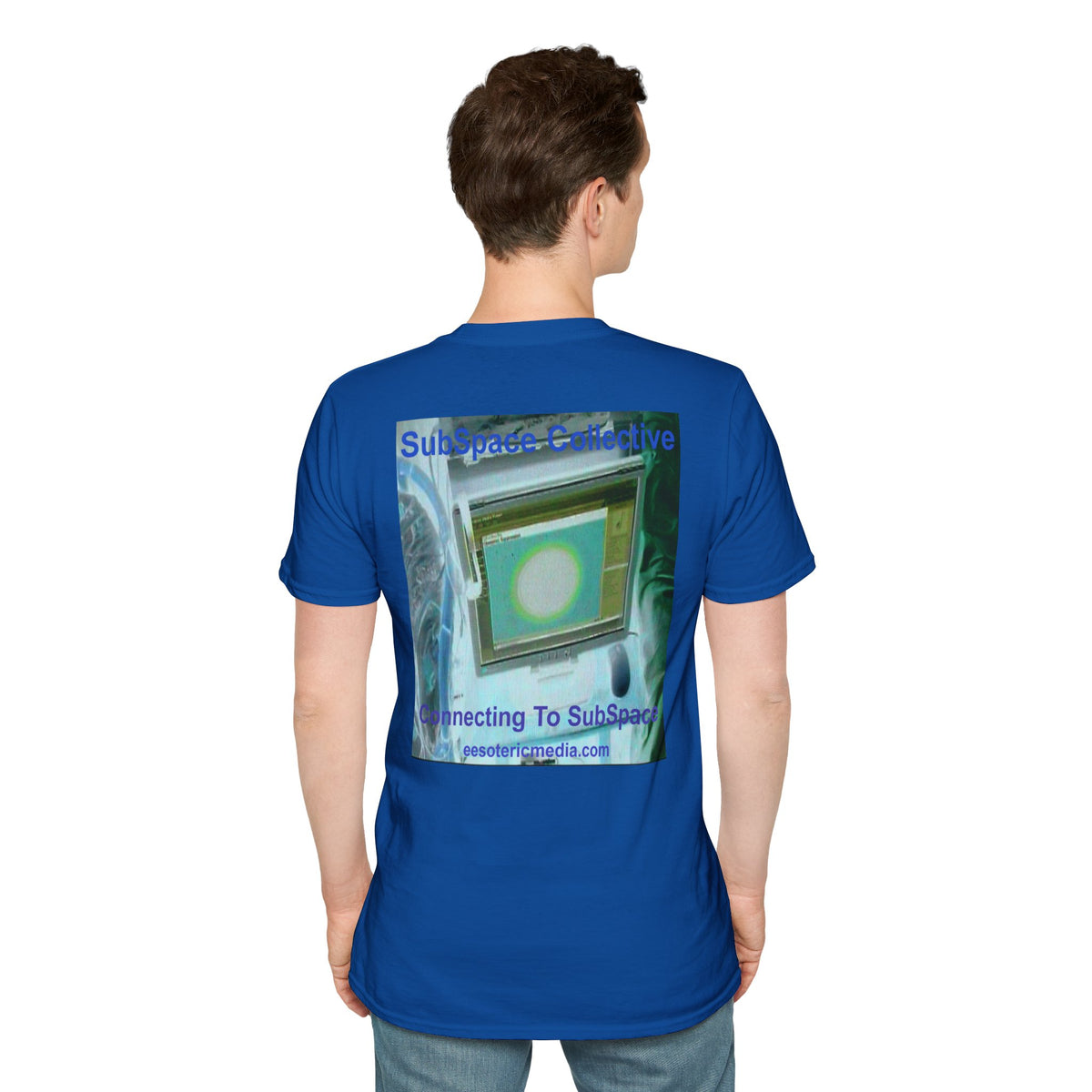 T-shirt rétro science-fiction style « softstyle » « Connecting To SubSpace » (SubSpace Collective)