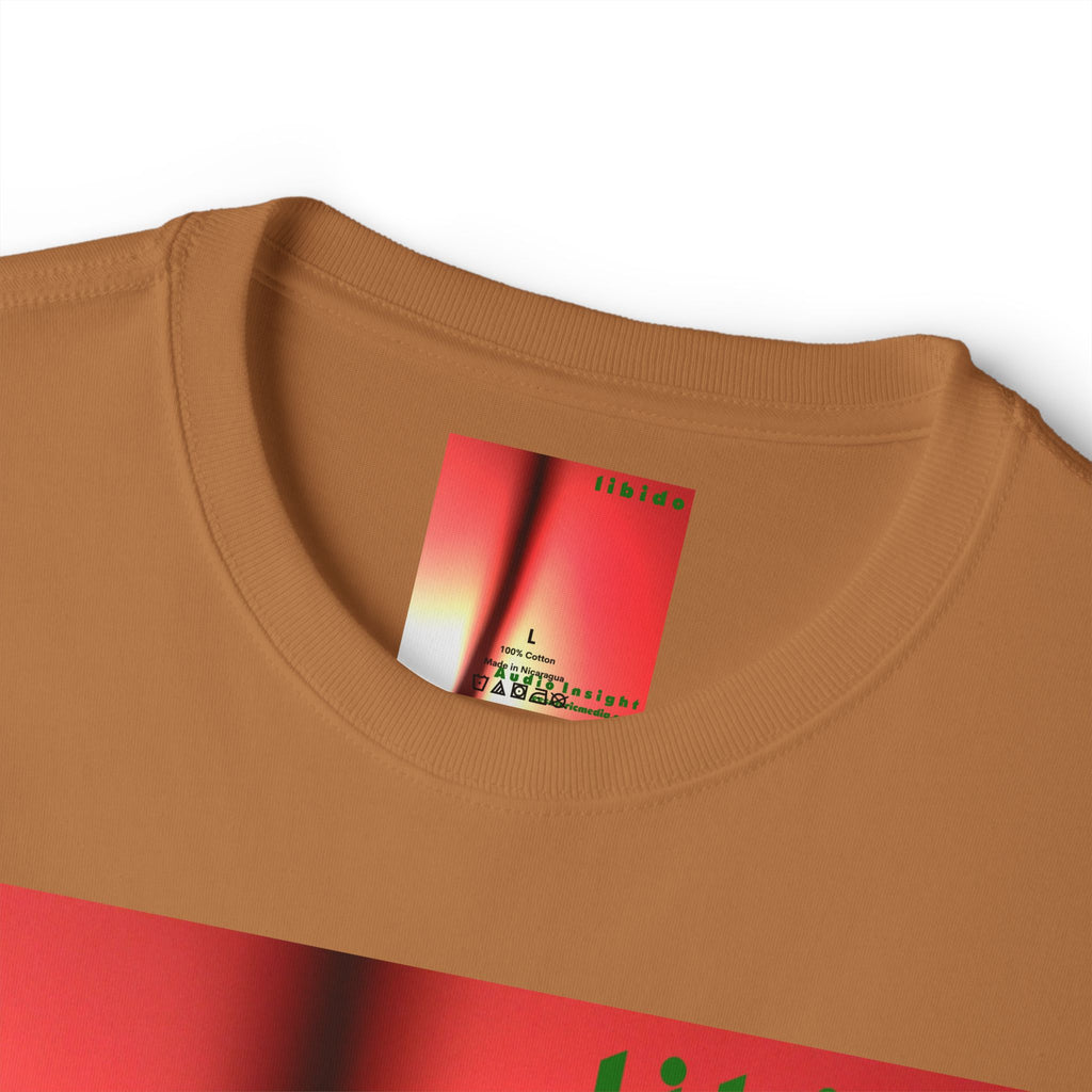 T-shirt oversize à coupe carrée avec graphique tourbillonnant surréaliste 'Libido' (Audio Insight)