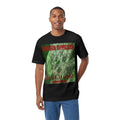 'Obsession Suppression' (Audio Insight) Camiseta de Corte Clásico Gráfica Retro de Ciencia Ficción con Calavera