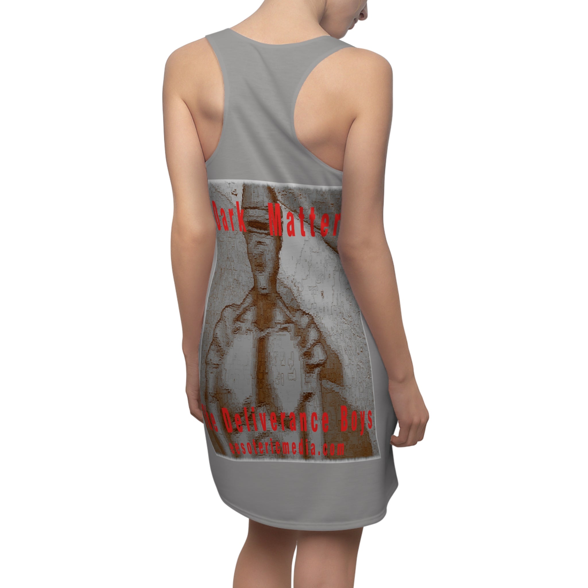 'Dark Matters' (The Deliverance Boys) Retro Sci fi Graphic Racerback Dress