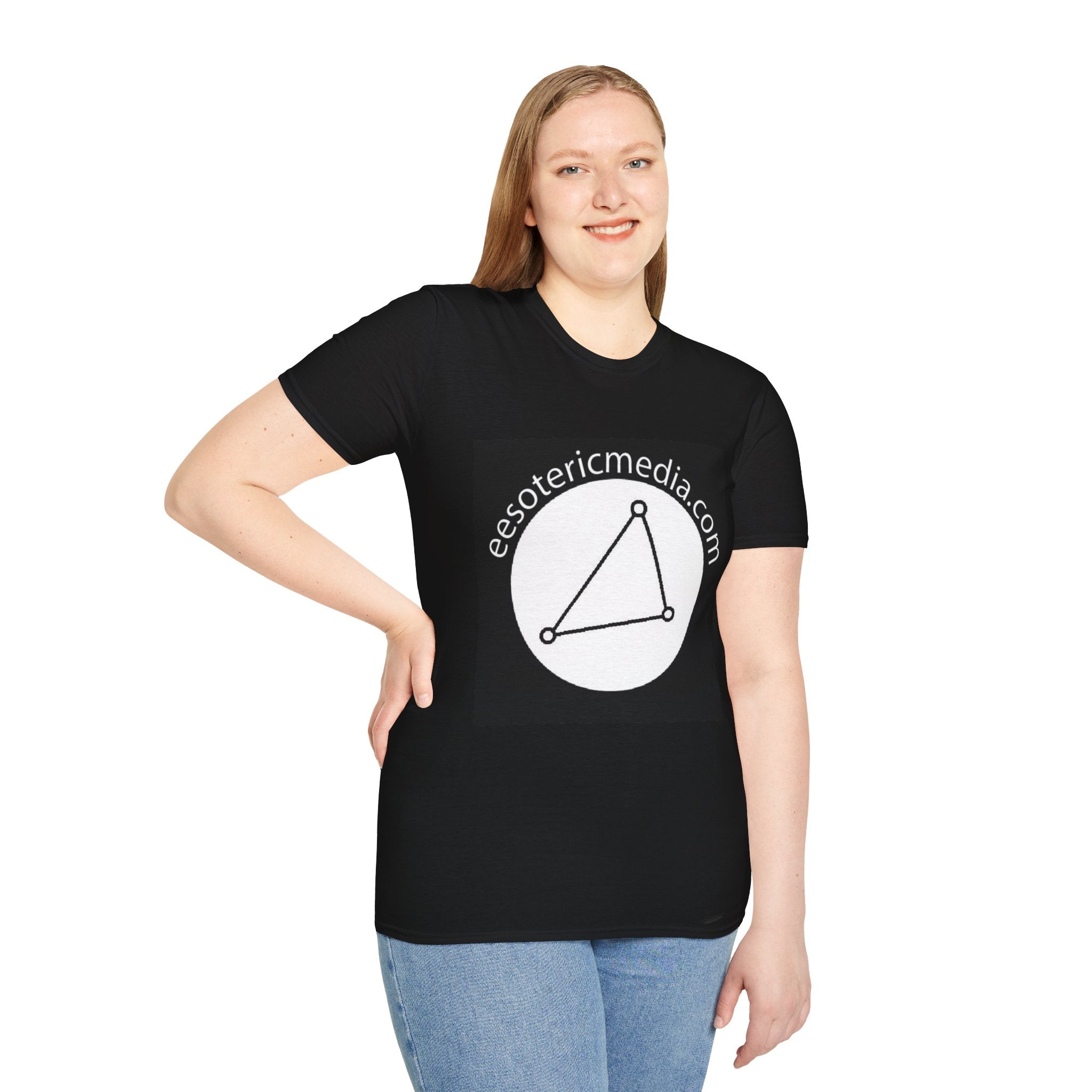 'eesotericmedia.com' Logo Graphic Lightweight T-Shirt