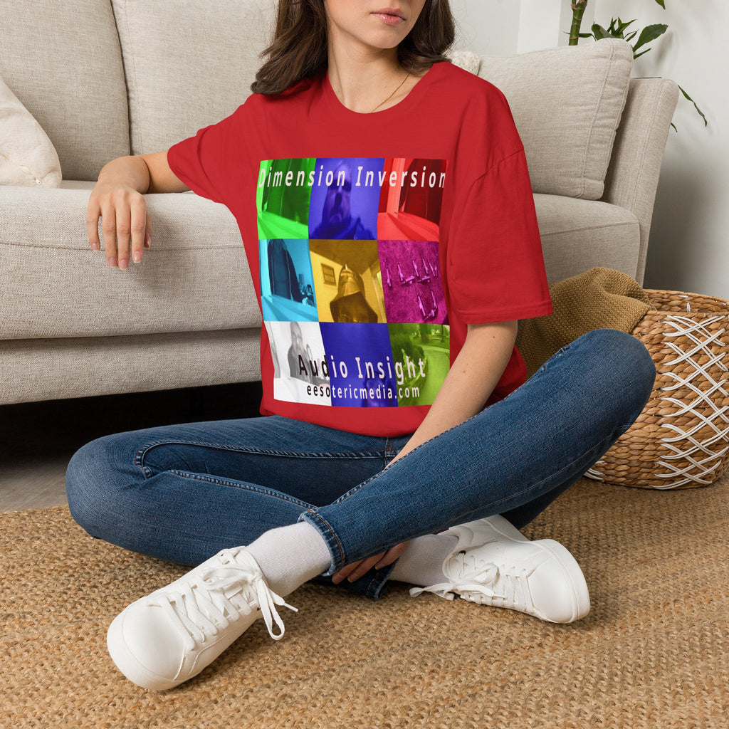 'Dimension Inversion' (Audio Insight) Colorful Surreal Collage Softstyle T-Shirt
