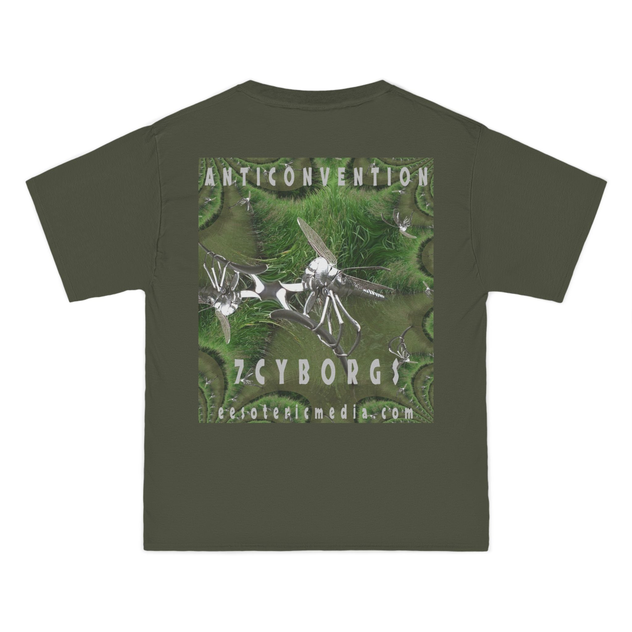 'Anticonvention' (7Cyborgs)) Futuristic Dragonfly Graphic Beefy T-Shirt