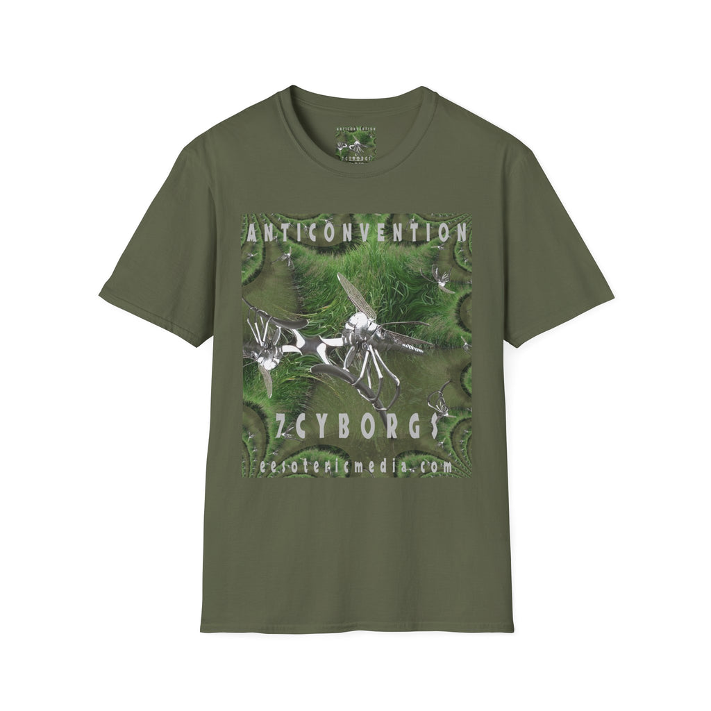 'Anticonvention' (7Cyborgs) Cyber Dragonfly Lightweight Graphic T-Shirt