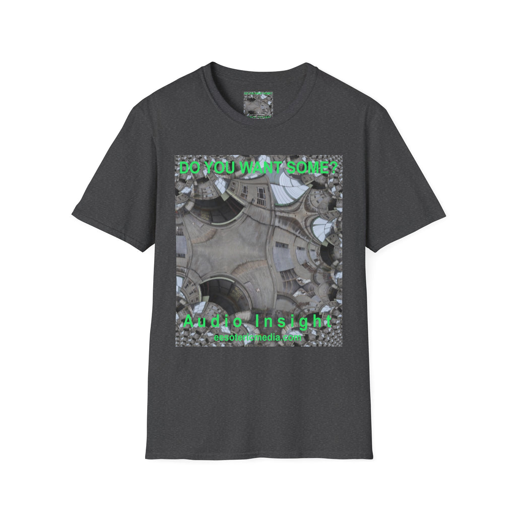 'Do You Want Some?' (Audio Insight) Surreal Kaleidoscope Art Graphic Softstyle T-Shirt