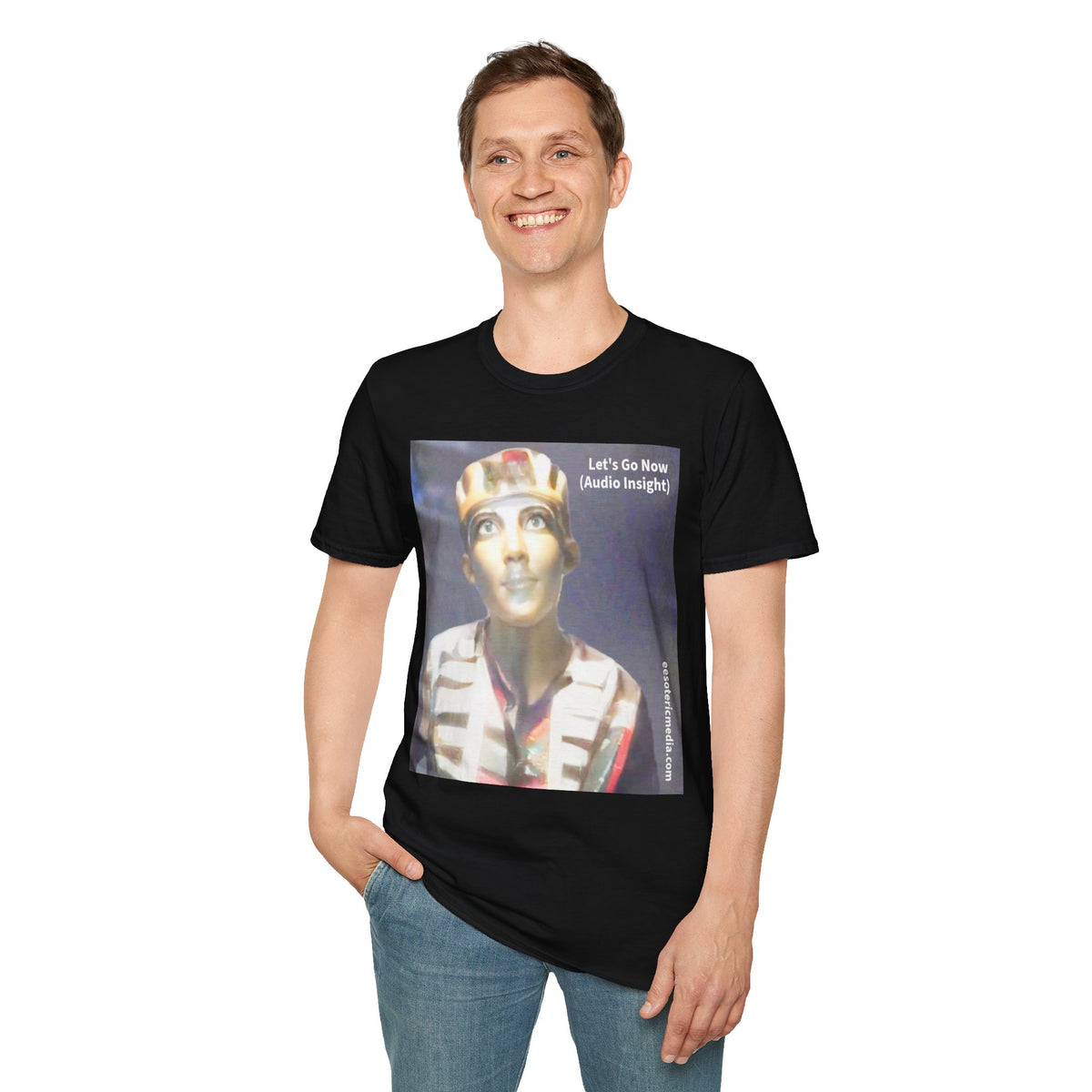 'Let's Go Now' (Audio Insight) Sc Fi Alien/Ancient Design Softstyle T-Shirt