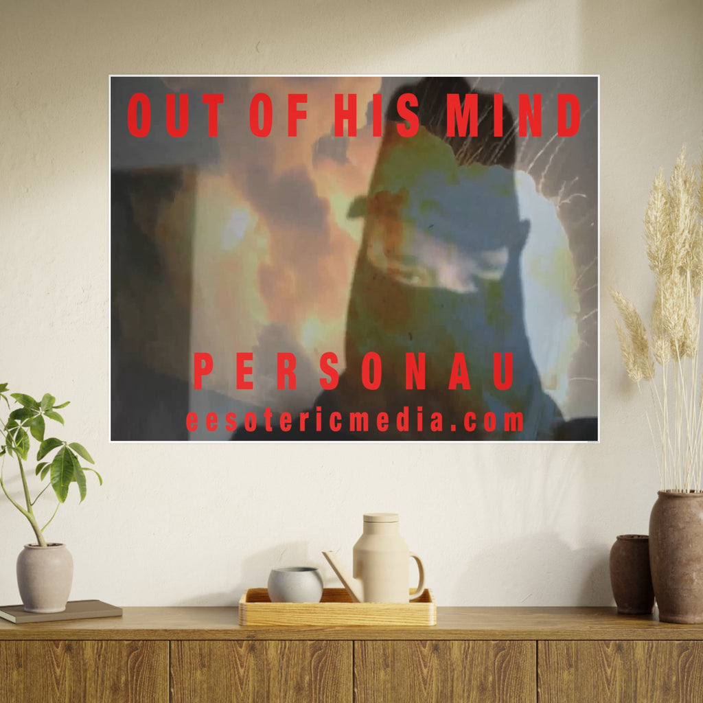 'Out Of His Mind' (PersonaU) Horizontal Satin Art Poster 48"x36" (120cm x 90cm)