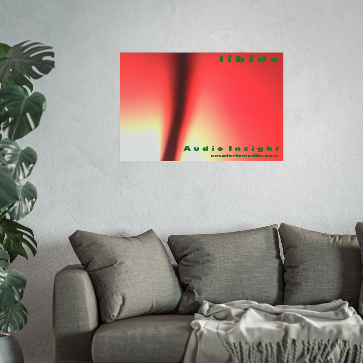 'Libido' (Audio Insight) Swirling Surreal Art Print 36"x24" (90cm x 60cm)