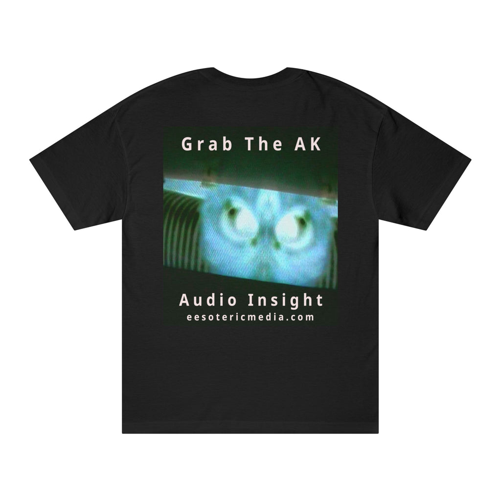 'Grab The AK' (Audio Insight) Sinister Surreal Digital Being Graphic Classic Fit T-Shirt