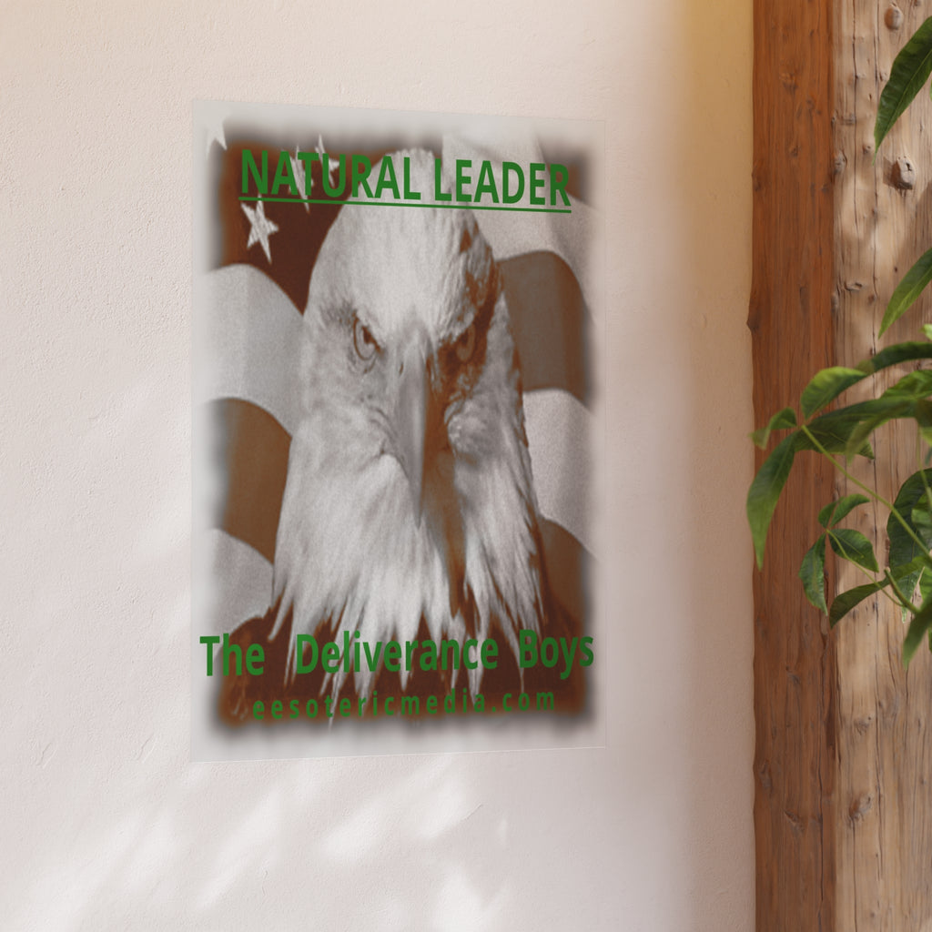 'Natural Leader' (The Deliverance Boys) सफेद सिर वाले गरुड़ का कला प्रिंट 24"x36" (60cm x 90cm)