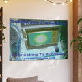 बड़े आकार का 'Connecting To SubSpace' (SubSpace Collective) रेट्रो टेक कला पोस्टर 60"x40" (150cm x 100cm)