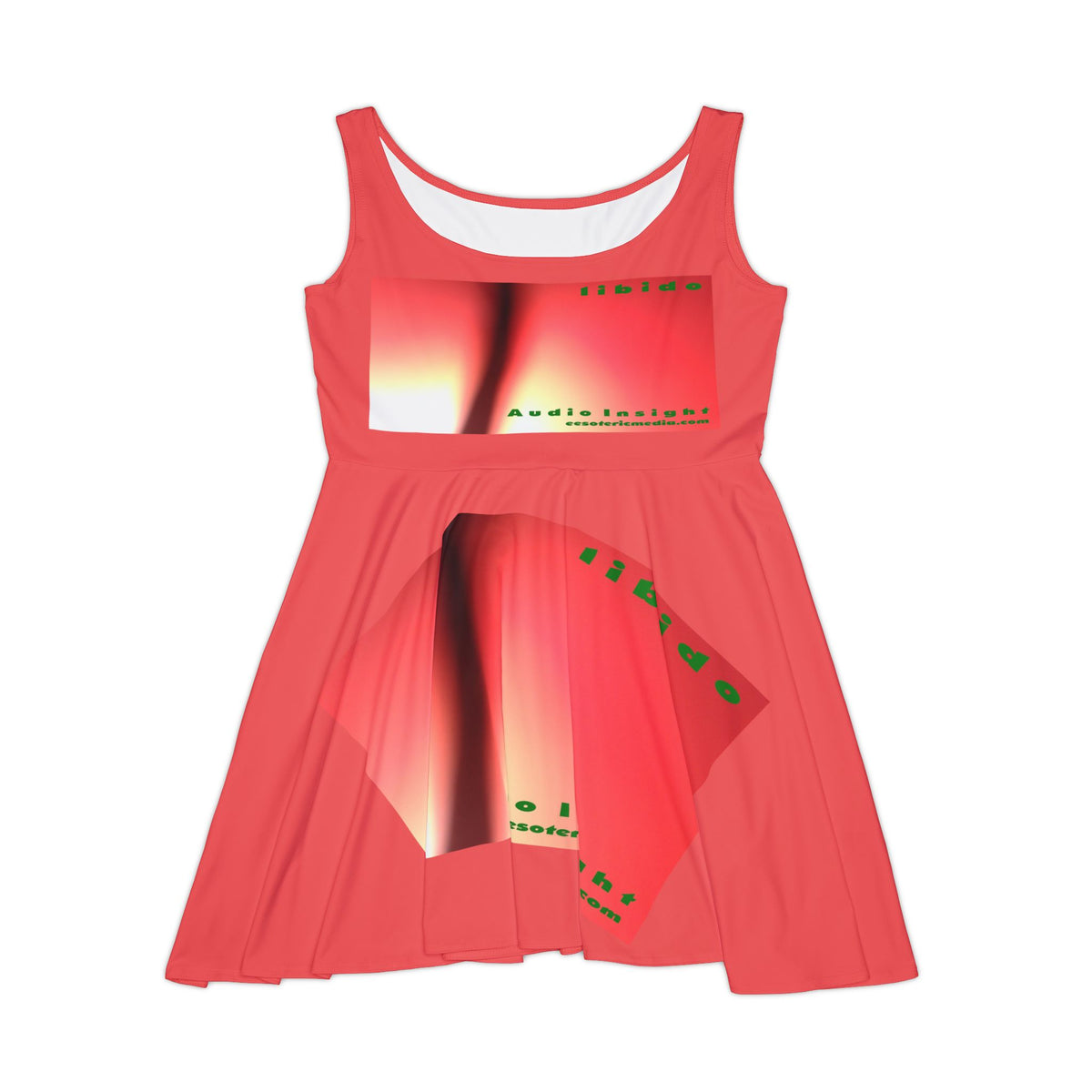'Libido' (Audio Insight) Surreal Swirling Graphic Skater Dress