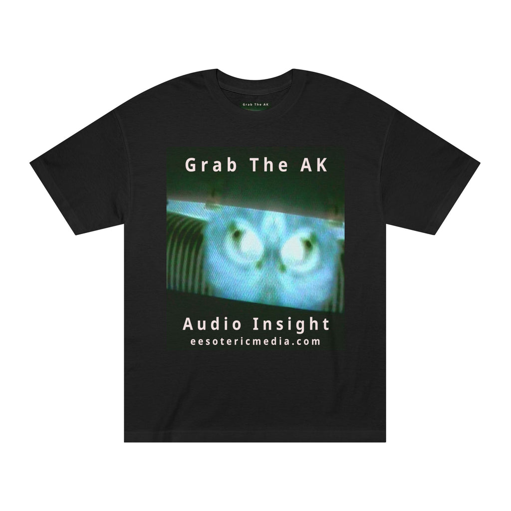 'Grab The AK' (Audio Insight) Sinister Surreal Digital Being Graphic Classic Fit T-Shirt