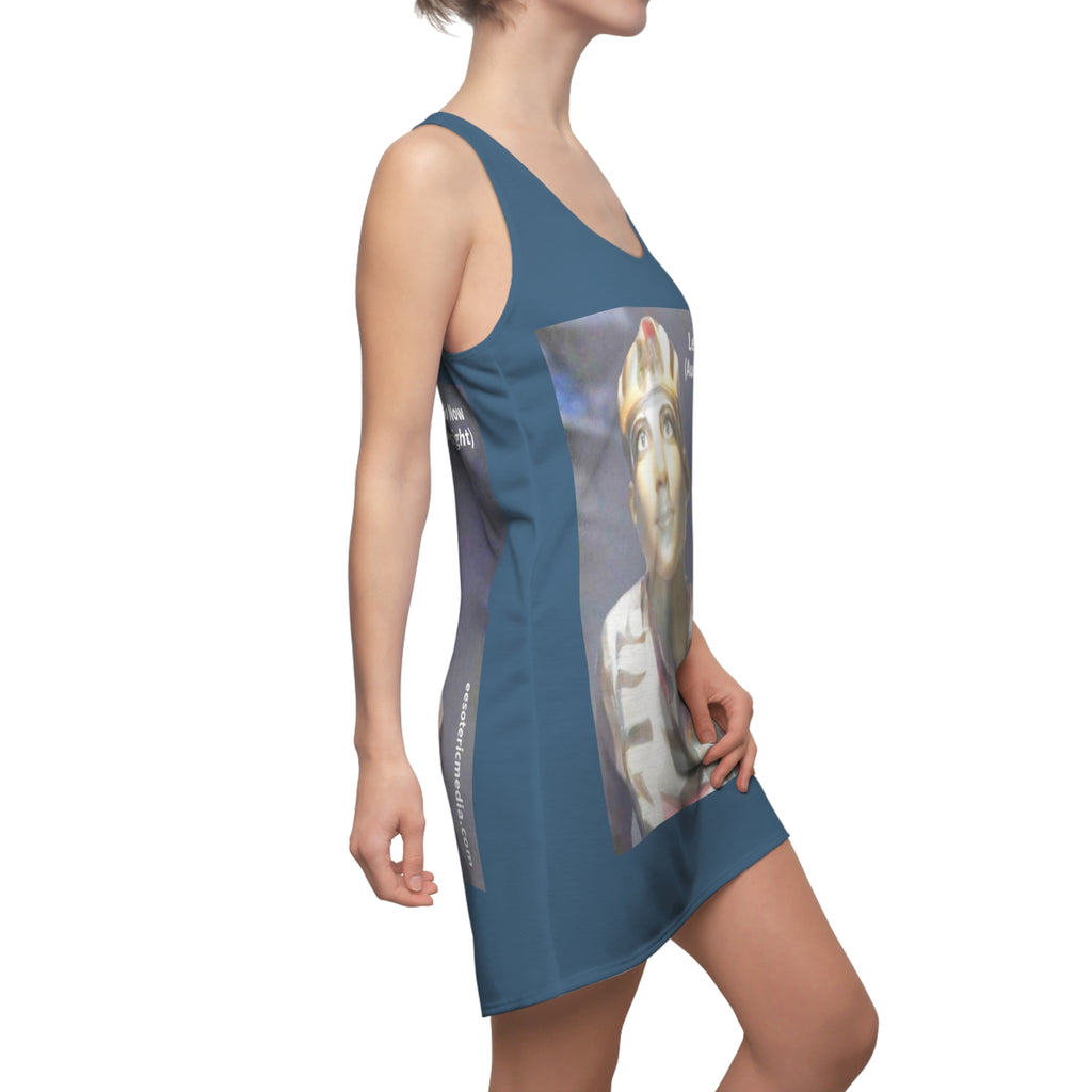 'Let's Go Now' (Audio Insight) Vestido Racerback de Diseño de Ciencia Ficción Alienígena/Ancestral