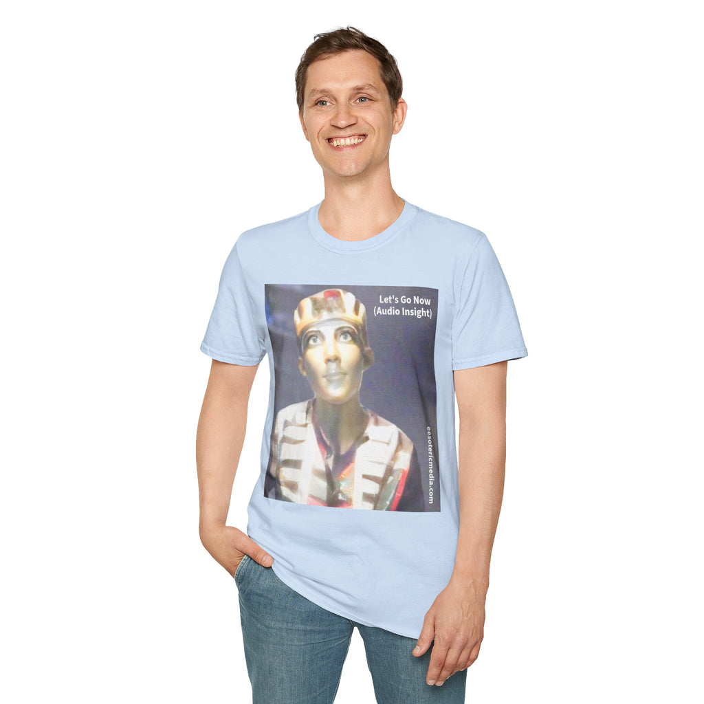 'Let's Go Now' (Audio Insight) Sc Fi Alien/Ancient Design Softstyle T-Shirt