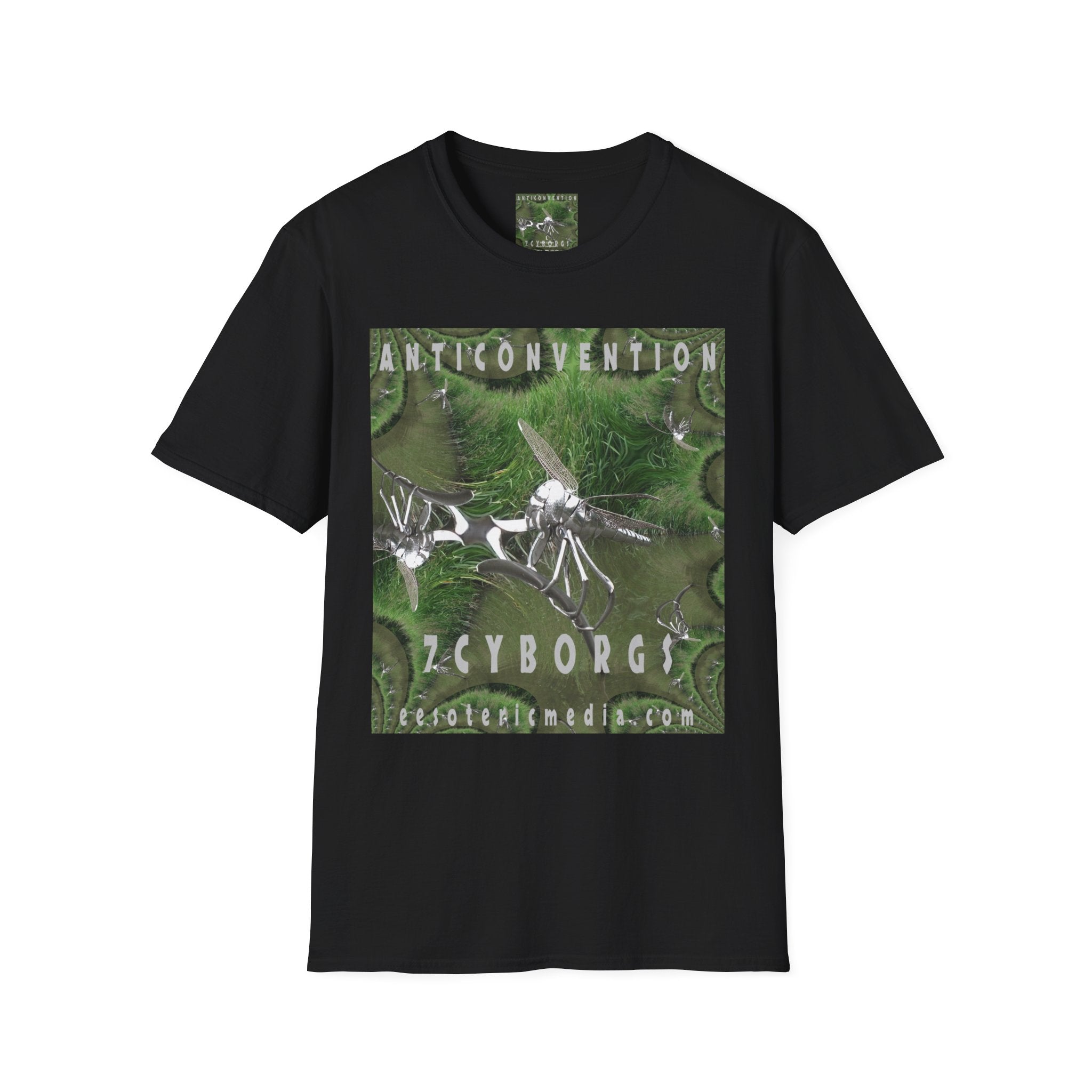 'Anticonvention' (7Cyborgs) Cyber Dragonfly Lightweight Graphic T-Shirt