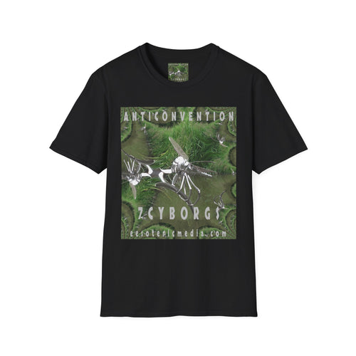 'Anticonvention' (7Cyborgs) Cyber Dragonfly Lightweight Graphic T-Shirt