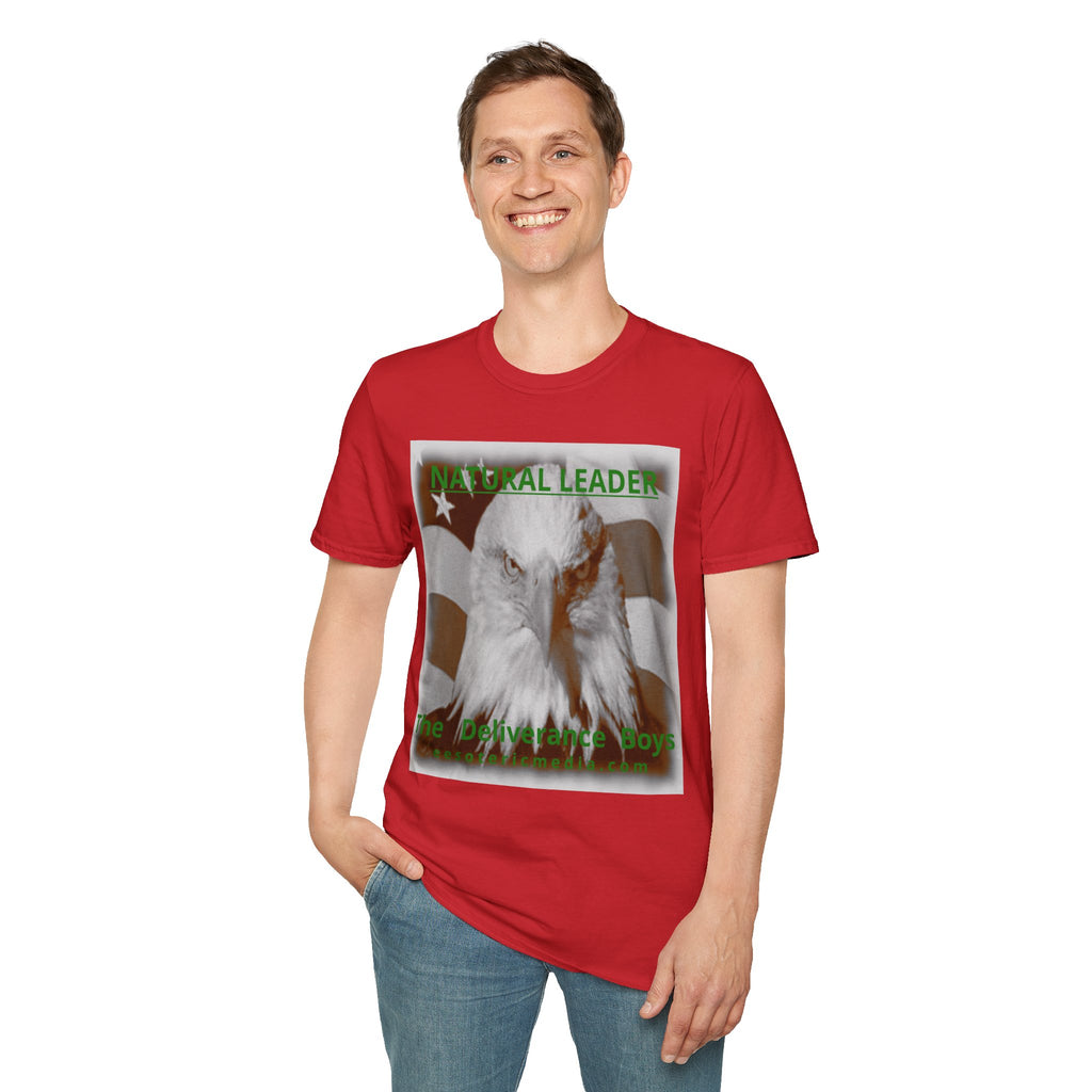„Natural Leader" (The Deliverance Boys) Weißkopfseeadler-Grafik T-Shirt im klassischen Schnitt