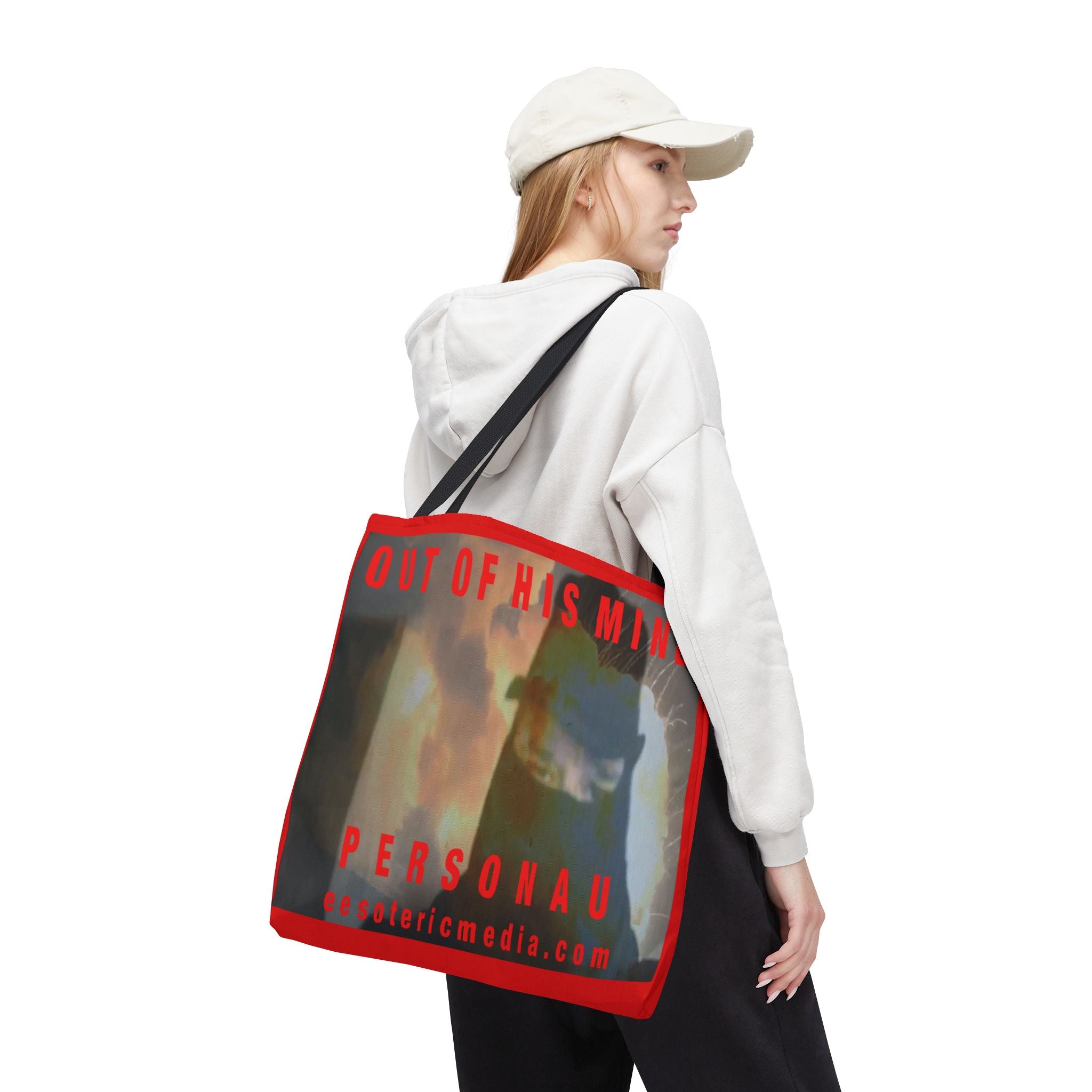 'Out of His Mind' (PersonaU) Graphic Tote Bag 18"x18" (45cm x 45cm)