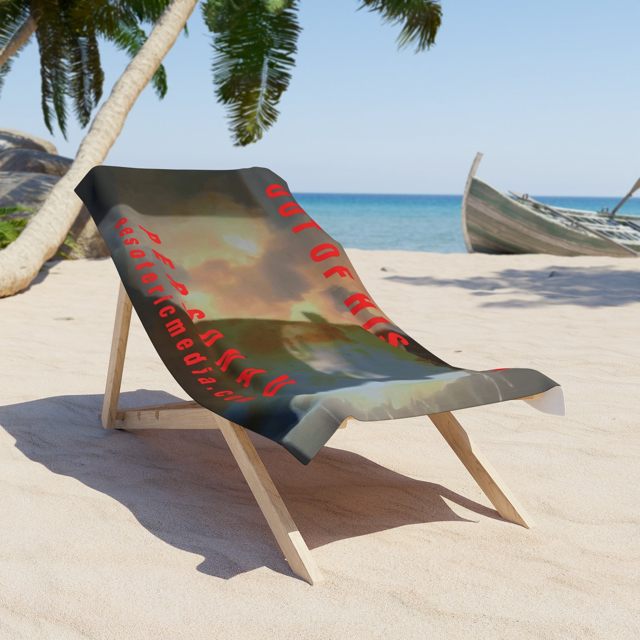 'Out of His Mind' (PersonaU) Graphic Beach Towel