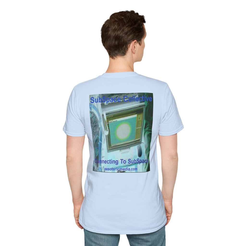 T-shirt rétro science-fiction style « softstyle » « Connecting To SubSpace » (SubSpace Collective)