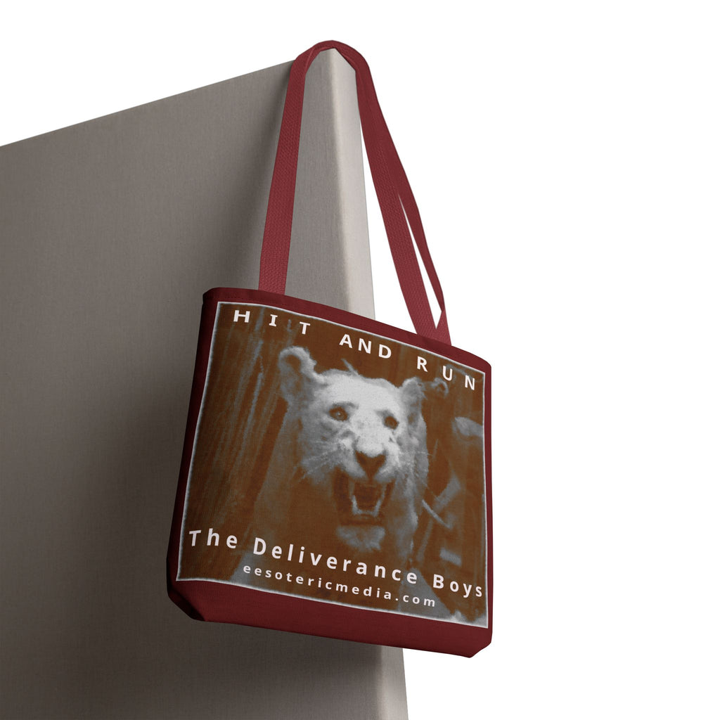 'Hit and Run' (The Deliverance Boys) Bolsa Tote Gráfica de León Blanco(45cm x 45cm)