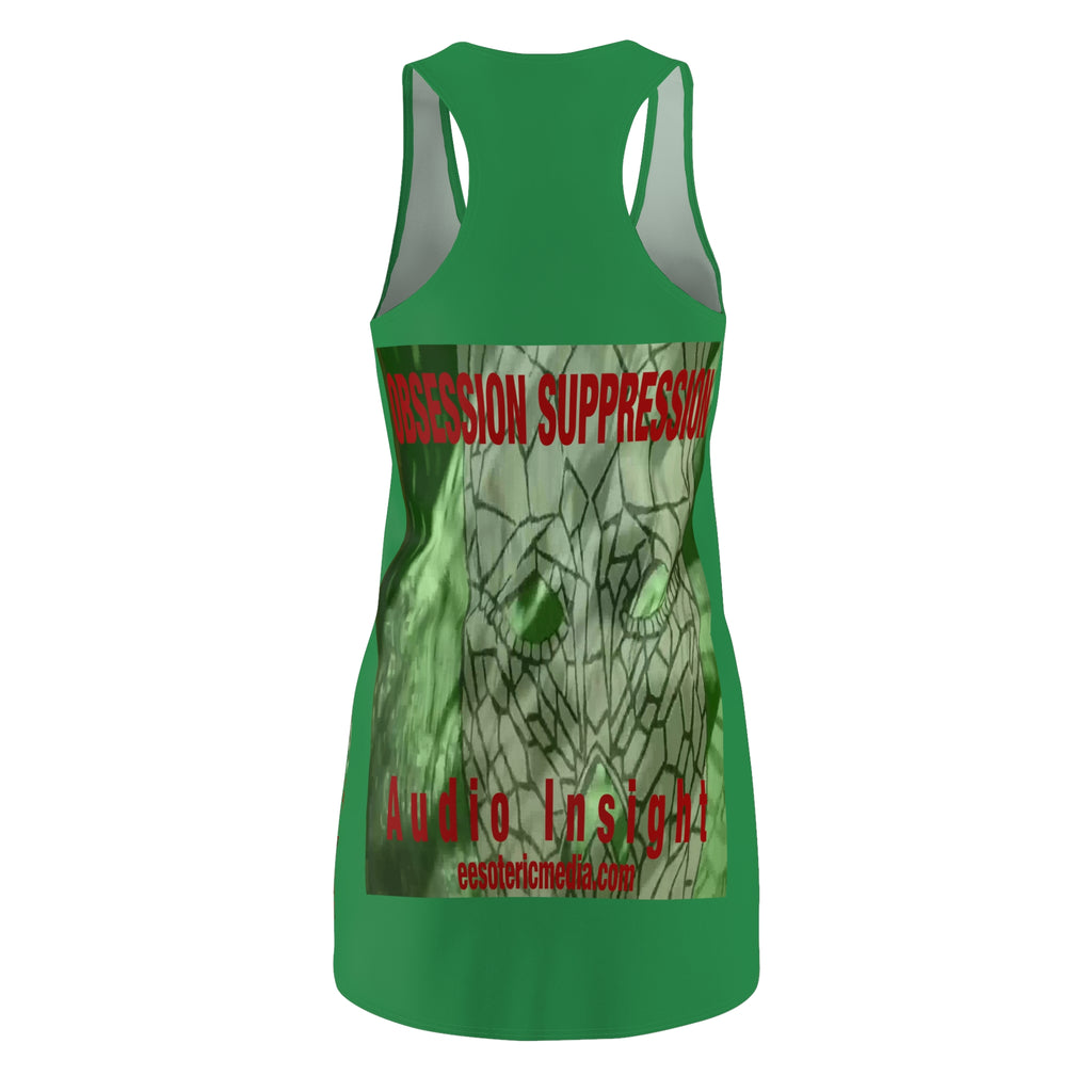 'Obsession Suppression' (Audio Insight) Graphic Racerback Dress