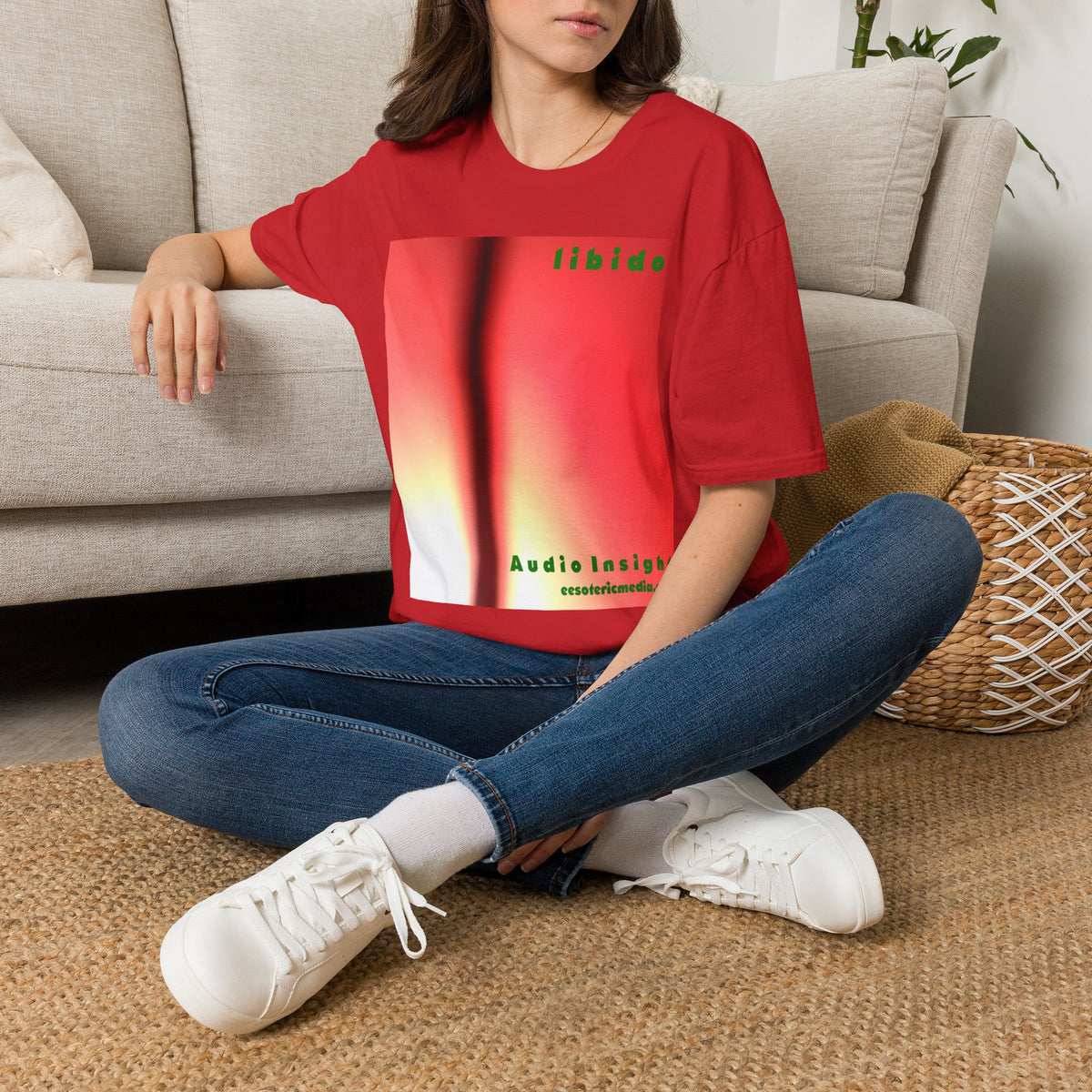'Libido' (Audio Insight) Surreal Swirling Graphic Softstyle T-Shirt
