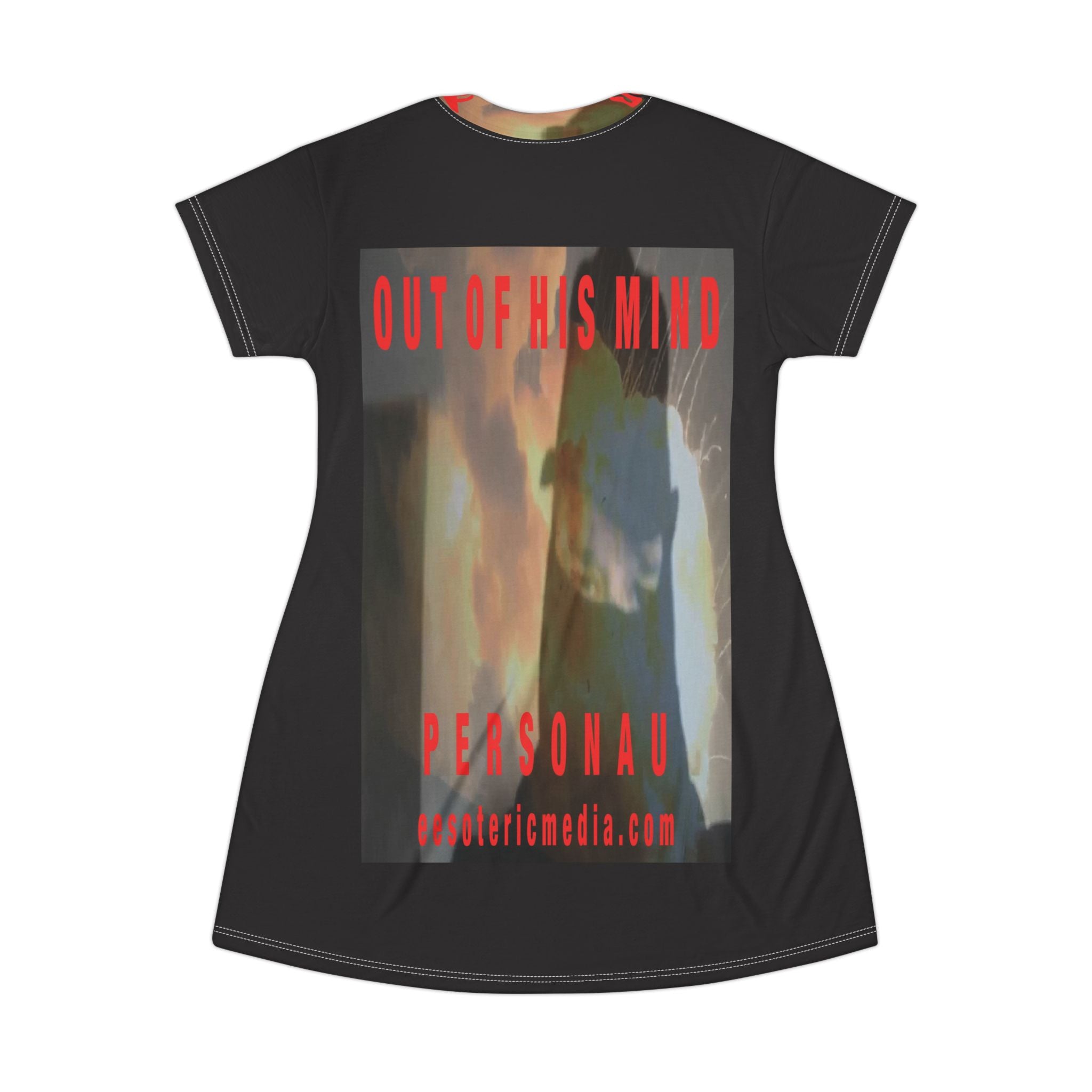 'Out of His Mind' Graphic (PersonaU) Surreal T-Dress