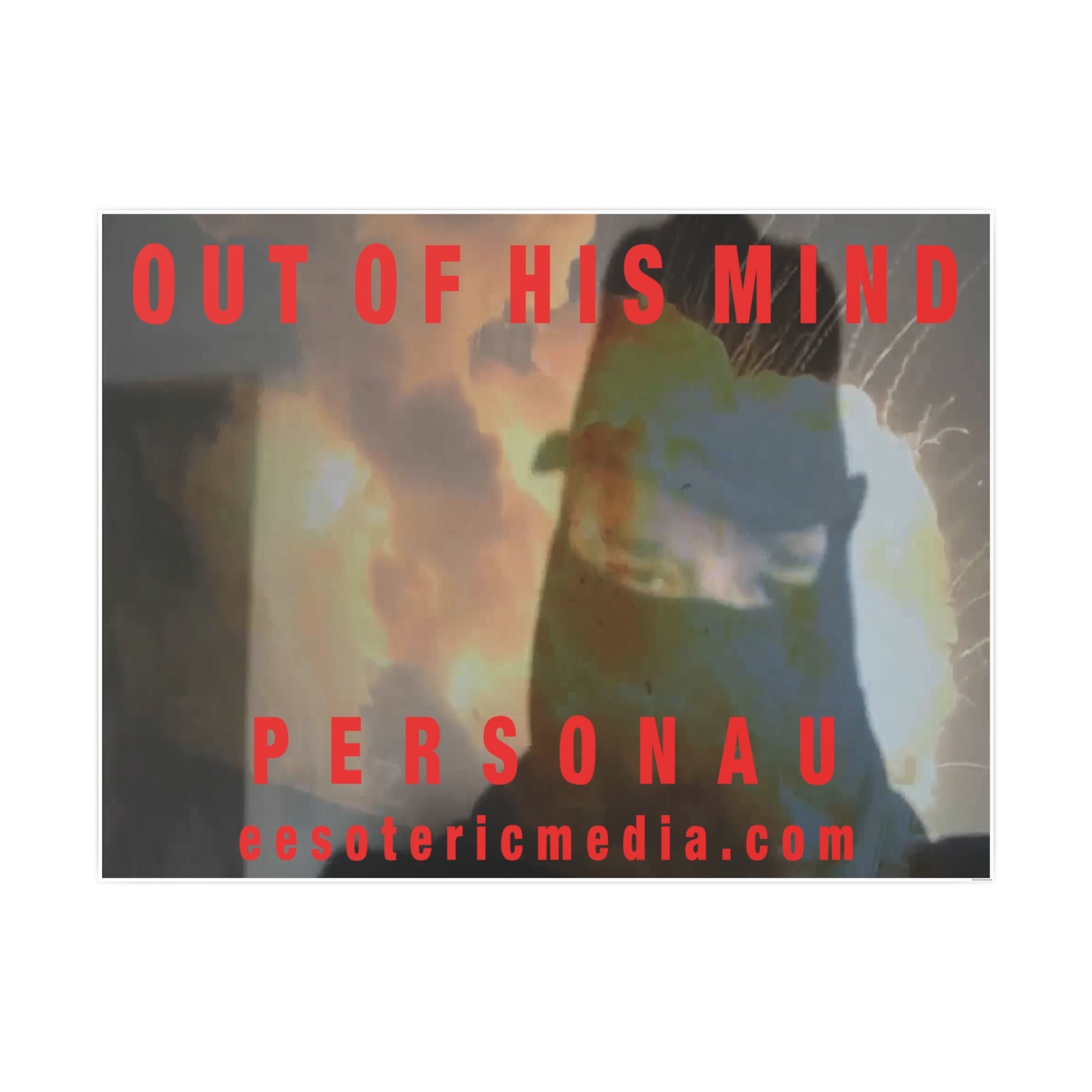 'Out Of His Mind' (PersonaU) Horizontal Satin Art Poster 48"x36" (120cm x 90cm)