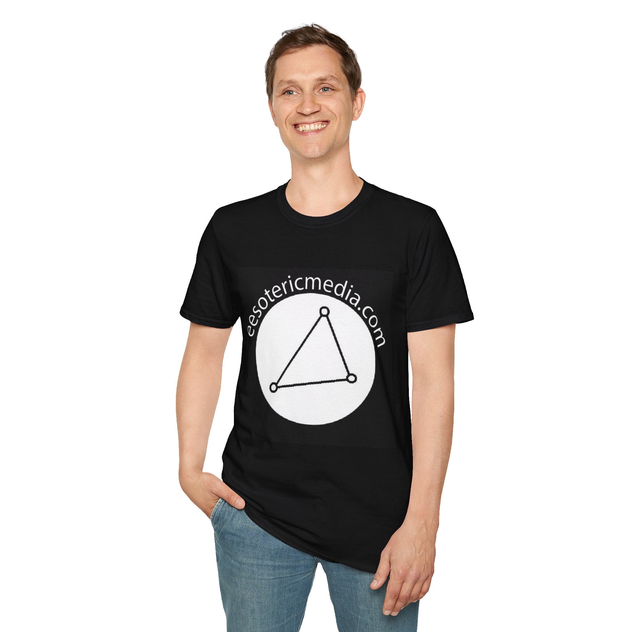 'eesotericmedia.com' Logo Graphic Lightweight T-Shirt