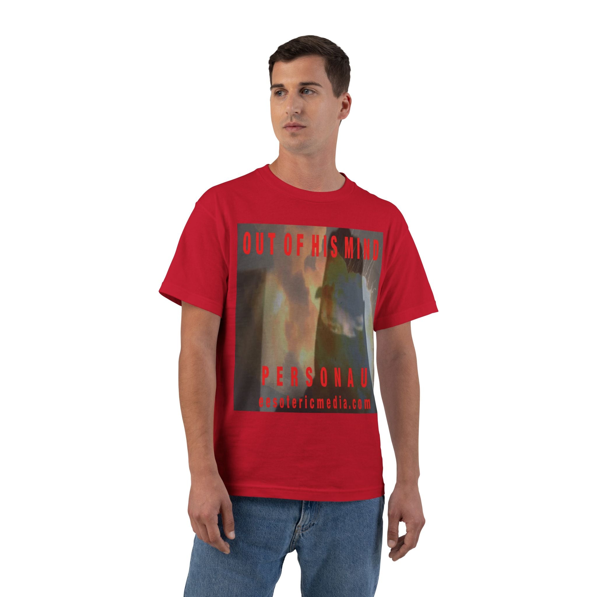 'Out of His Mind' (PersonaU) Surreal Graphic Beefy T-Shirt