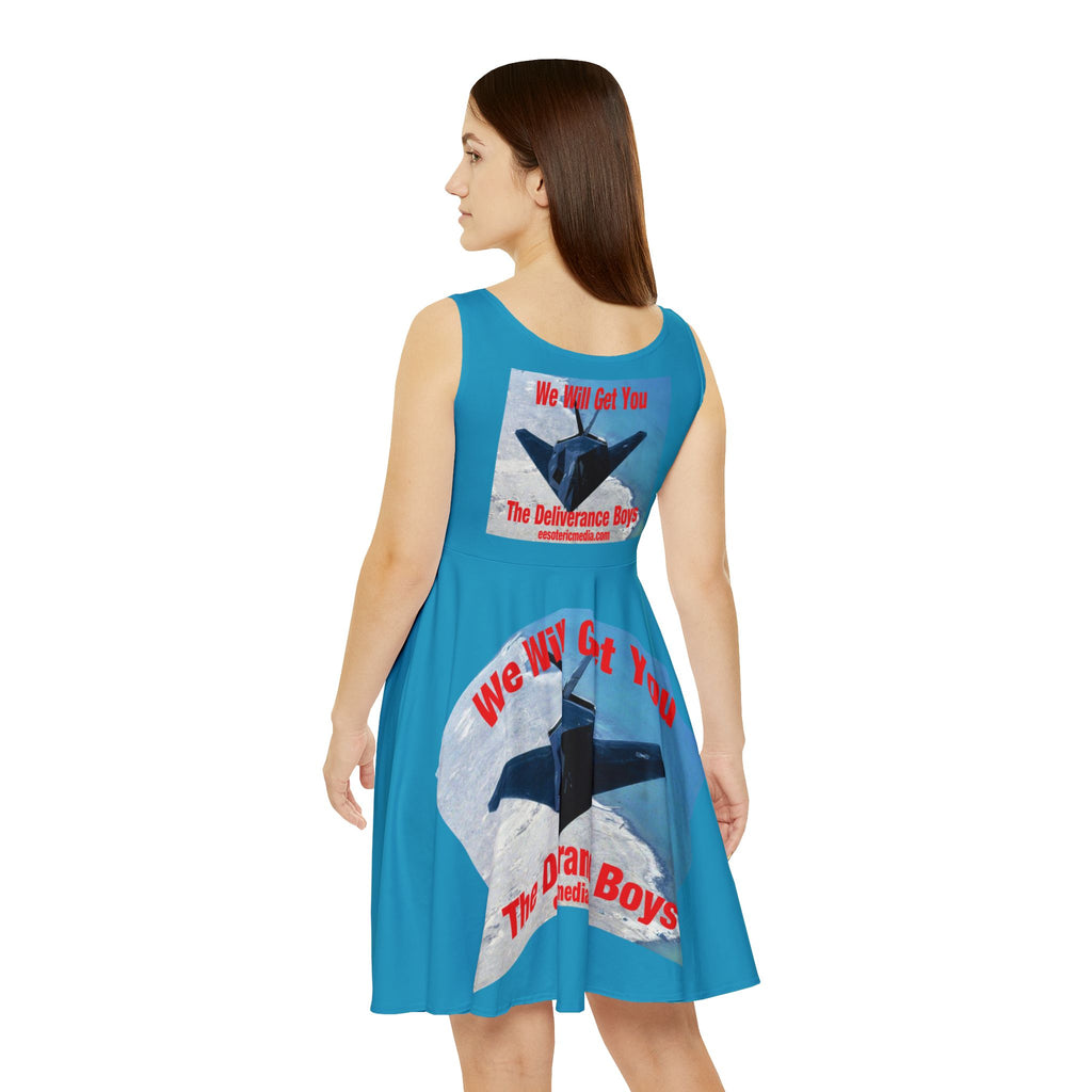 'We Will Get You' (The Deliverance Boys) Stealth Fighter Graphic Skater Dress