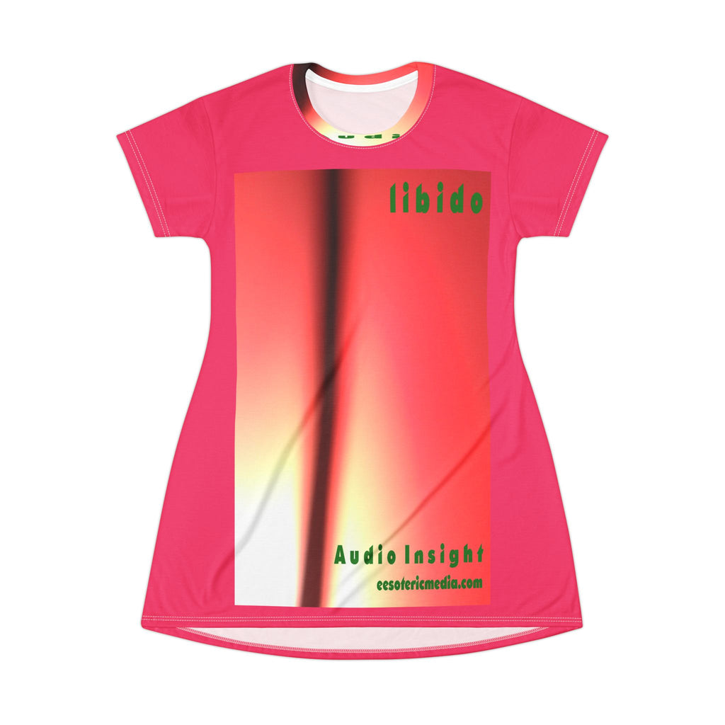 'Libido' (Audio Insight) Surreal Swirling Graphic T-Dress