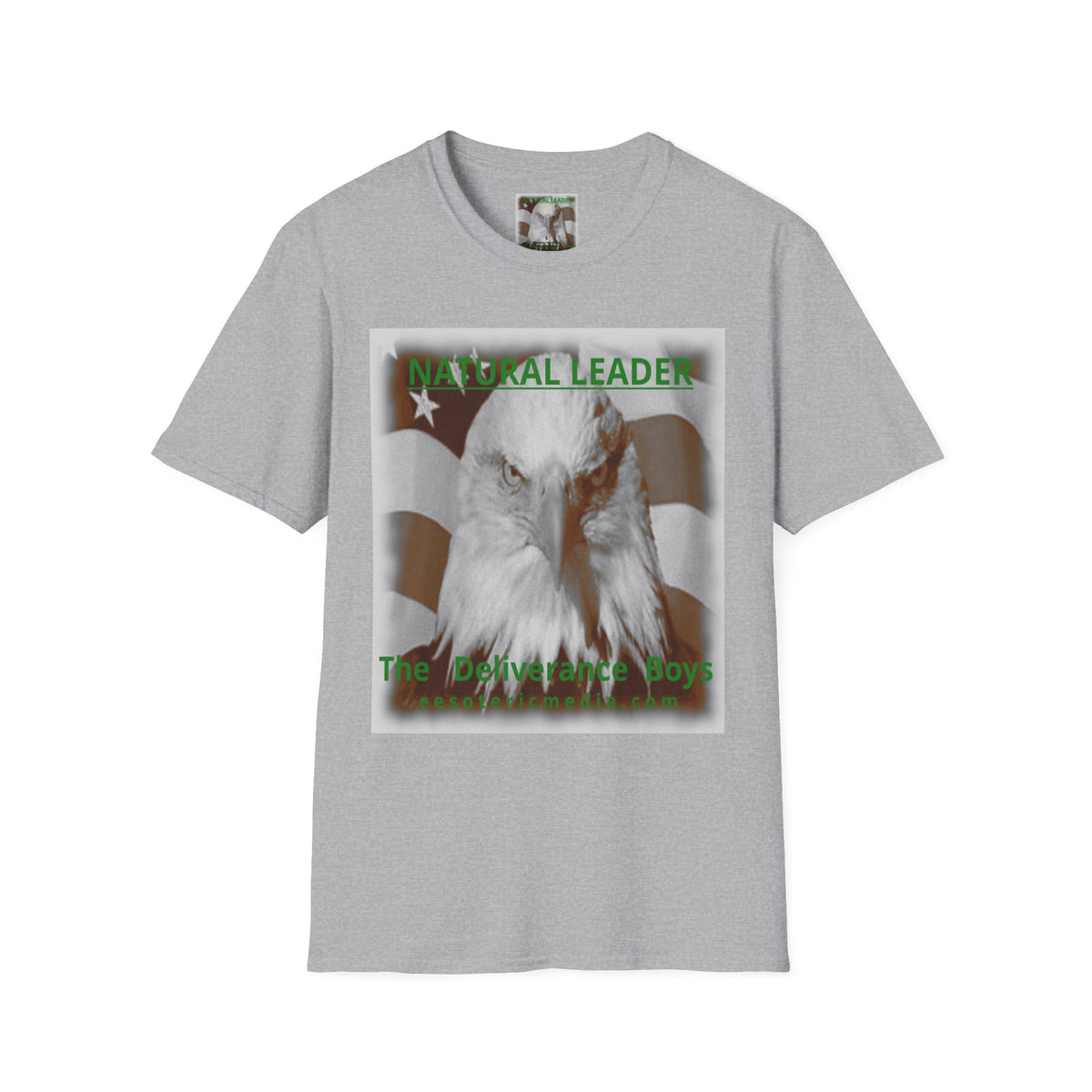 „Natural Leader" (The Deliverance Boys) Weißkopfseeadler-Grafik T-Shirt im klassischen Schnitt