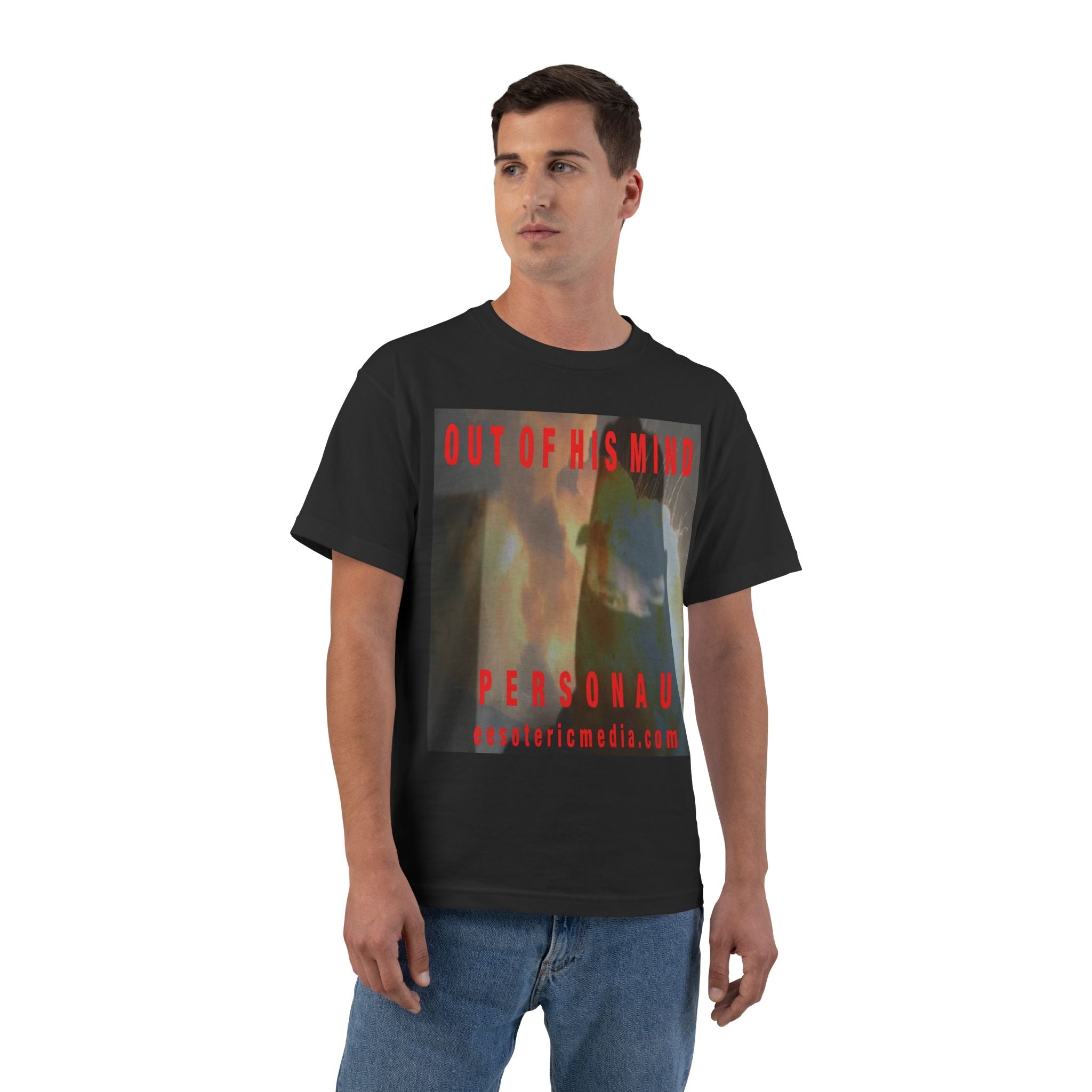 'Out of His Mind' (PersonaU) Surreal Graphic Beefy T-Shirt